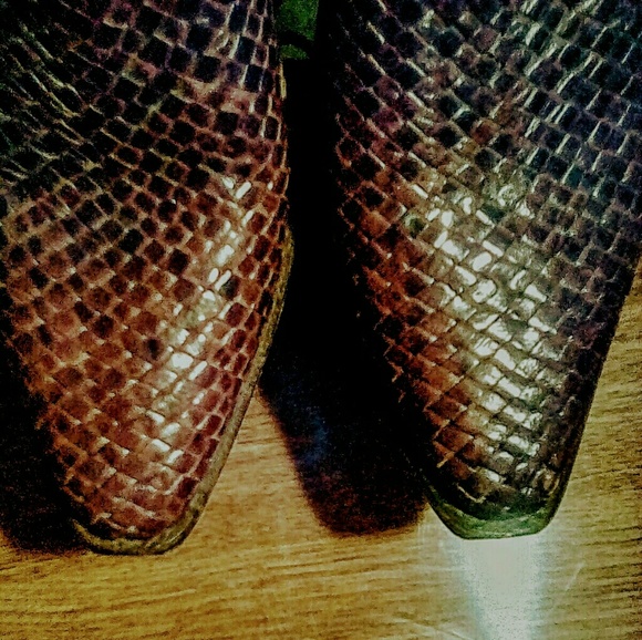 Sesto Meucci sz 6M leather weave boots - Picture 4 of 8